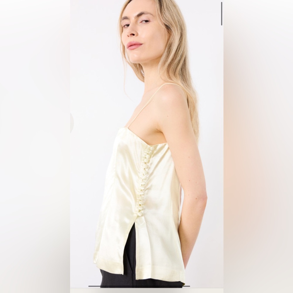 Mr Larkin sille top in elderflower - silk cami